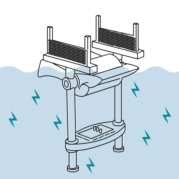 diagram of the wave energy converter